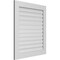 Ekena Millwork Vertical Surface Mount PVC Gable Vent: Functional, w/ 3-1/2"W x 1"P Standard Frame, 32"W x 36"H GVPVE32X3601SF - alternate 3